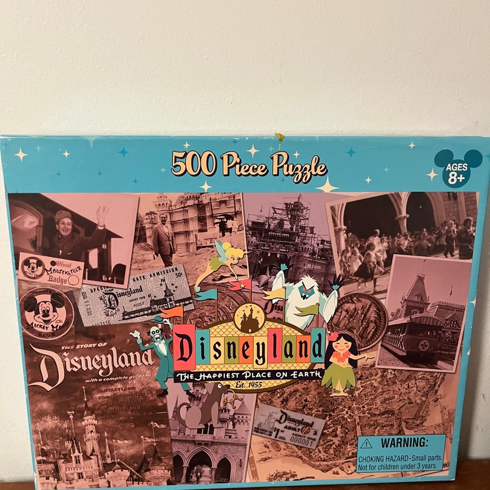 Disneyland 50th Anniversary Puzzle Disney Parks 500 piece